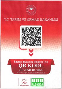 isletme denetim qr kodu odak yemek